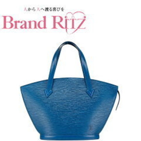 Louis Vuitton Bag Epi Saint Toledo Jacques Blue Leather Tote - Picture 1 of 4
